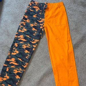 Orange/Camo Pants